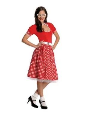 50's Nerd Girl Costume Size S