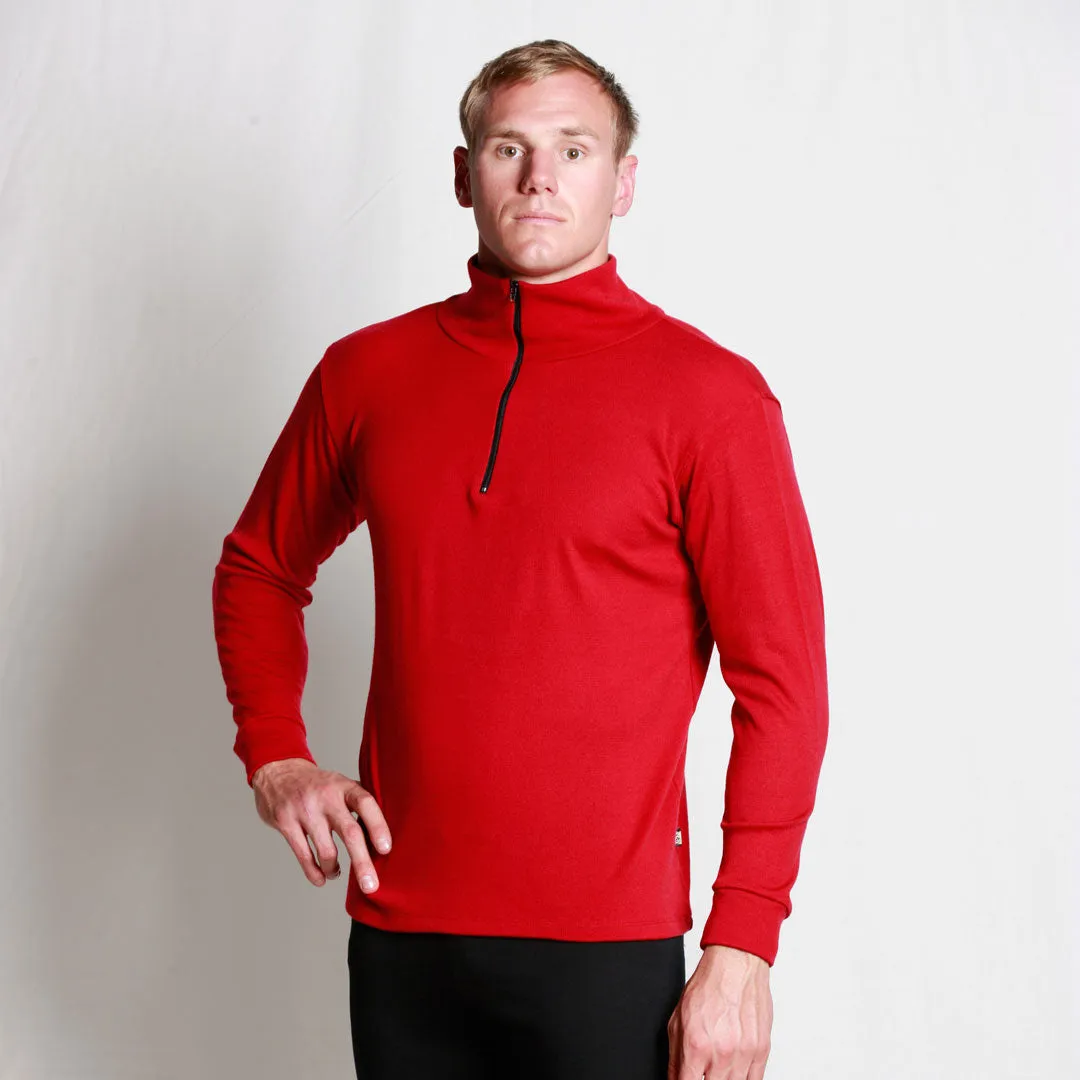 #520 Long Sleeve Merino Zip Top 275gsm