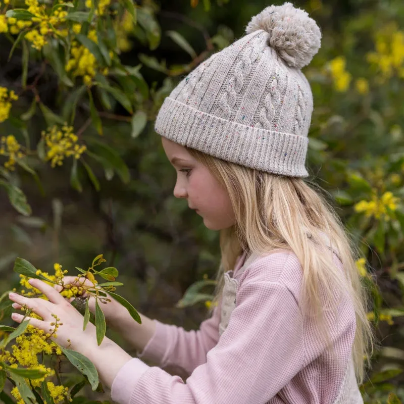 Acorn Alps Beanie - Oatmeal Speckle