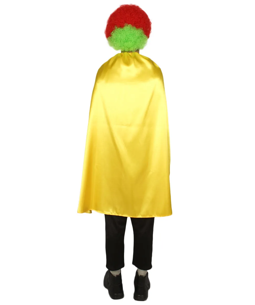 Adult Unisex Superhero Cape with Mask Set Costume | Multiple Color Options Halloween Costume