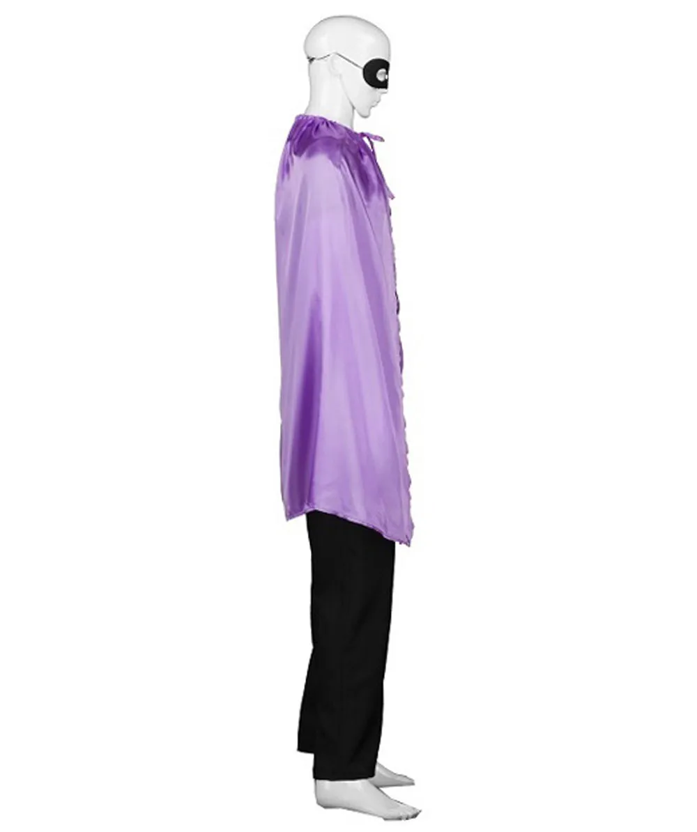 Adult Unisex Superhero Cape with Mask Set Costume | Multiple Color Options Halloween Costume