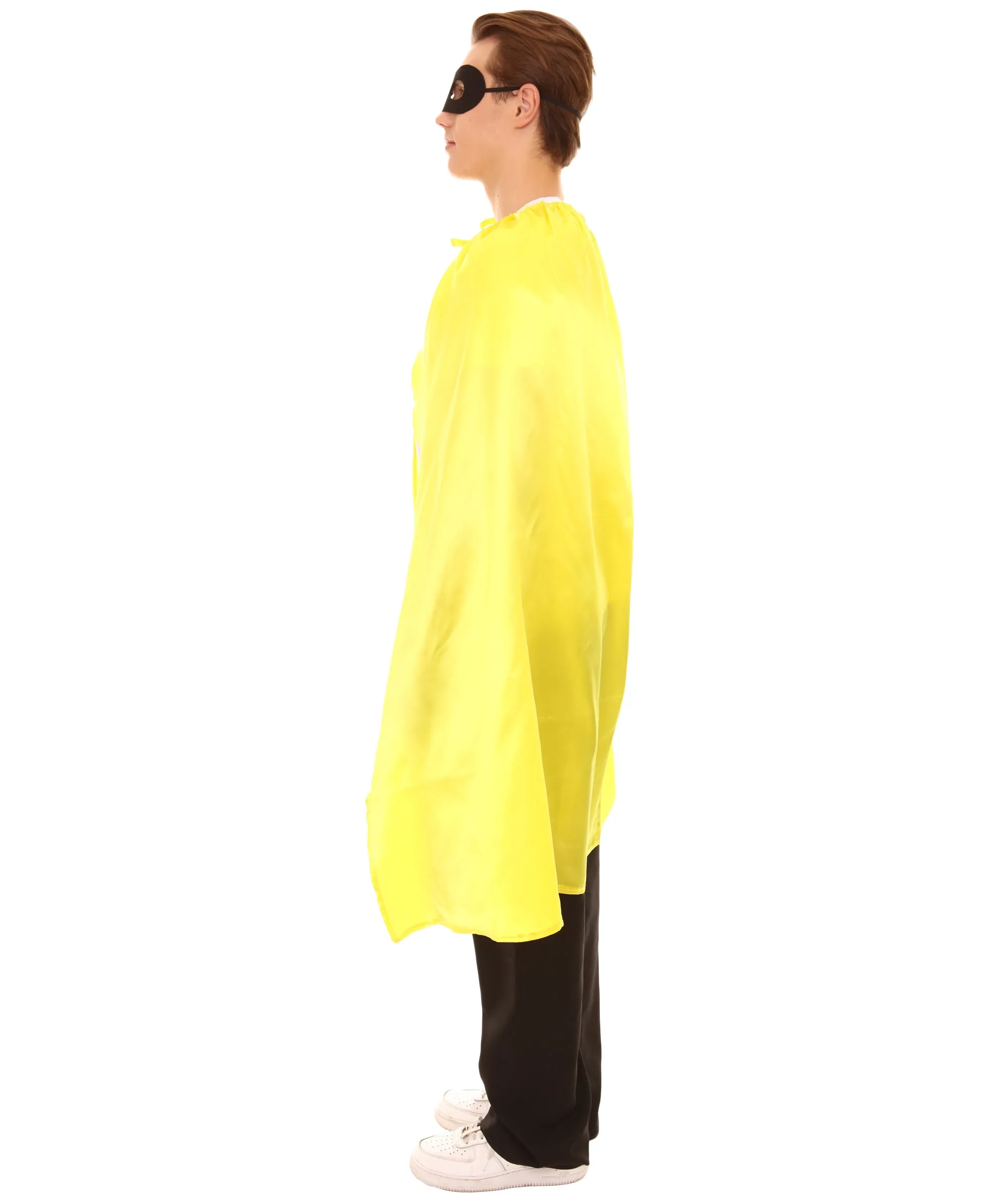 Adult Unisex Superhero Cape with Mask Set Costume | Multiple Color Options Halloween Costume