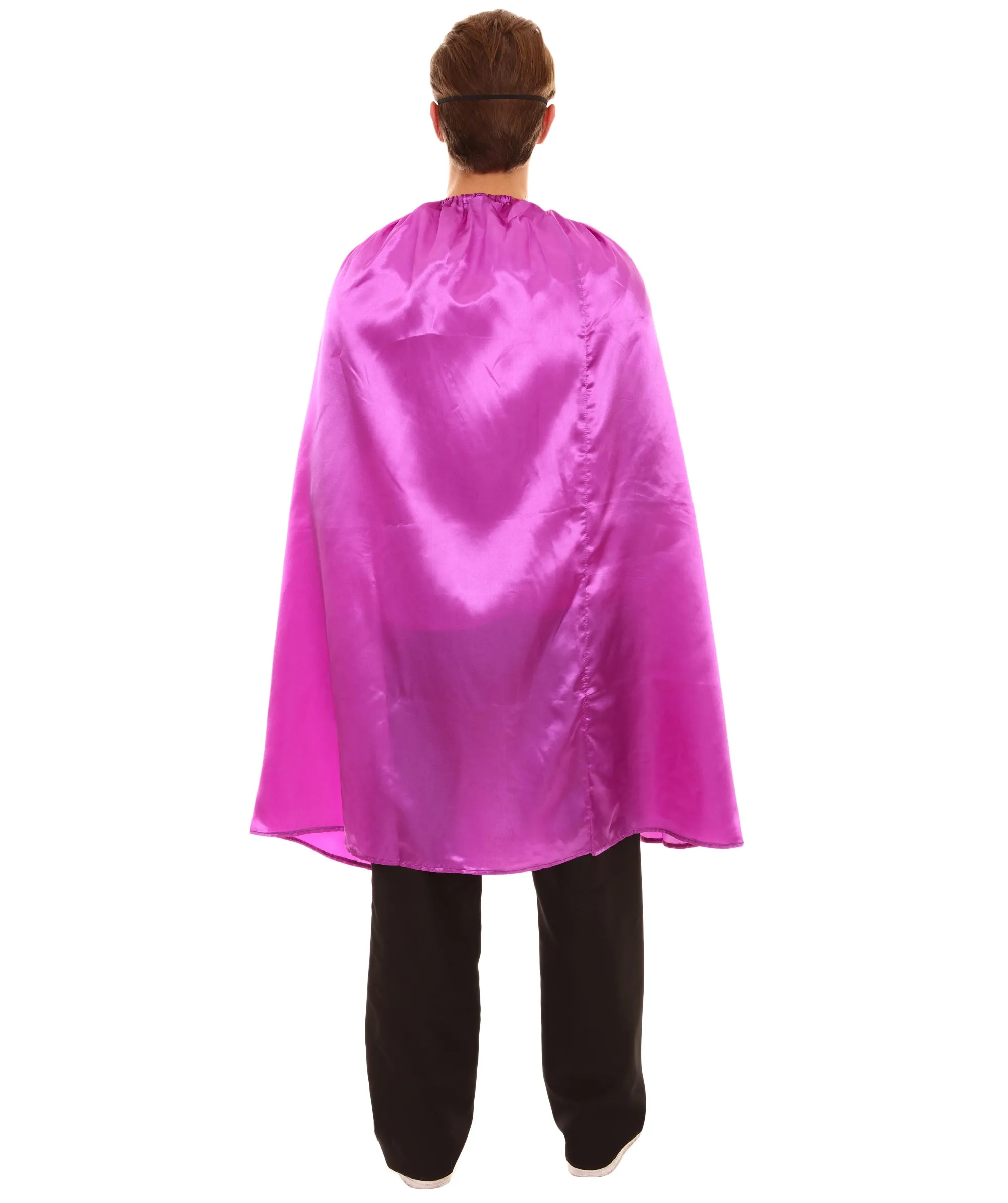 Adult Unisex Superhero Cape with Mask Set Costume | Multiple Color Options Halloween Costume