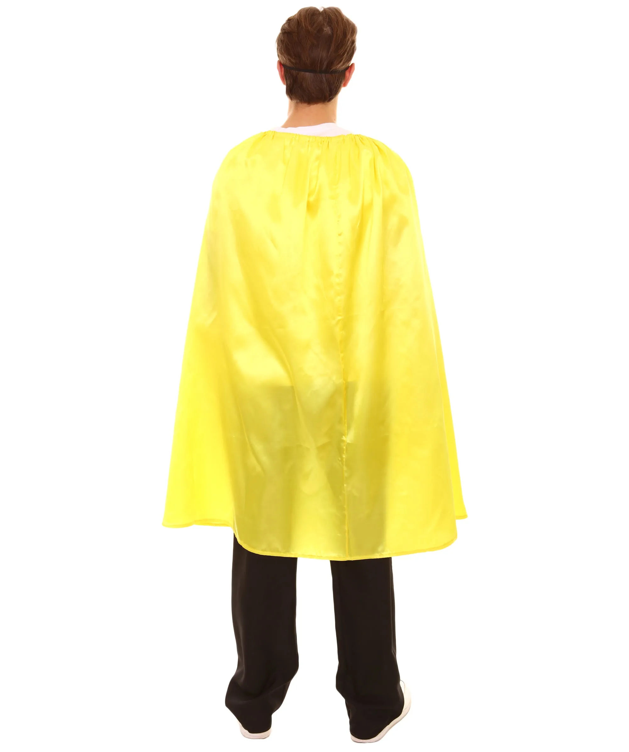 Adult Unisex Superhero Cape with Mask Set Costume | Multiple Color Options Halloween Costume