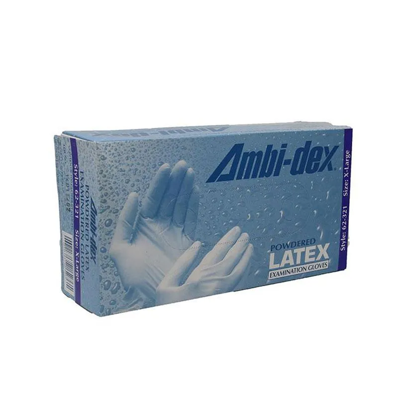 Ambi-Dex - Disposible Powdered Laytex Gloves | 62-321/XL