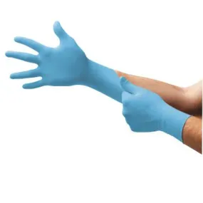 Ansell XCEED Exam Gloves, Nitrile, Beaded Cuff, X-Large, Blue, XC-310-XL