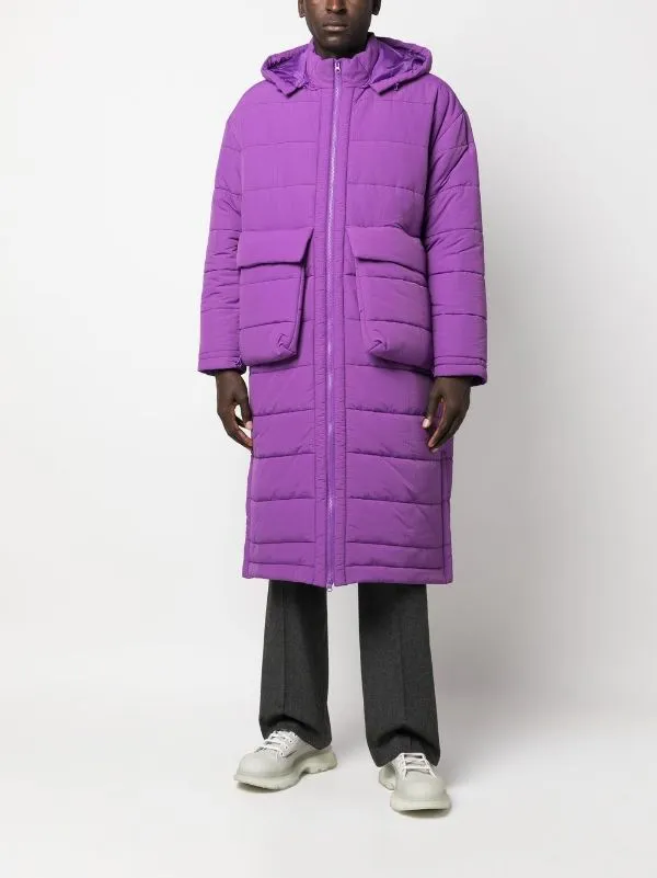 Apollo Long Coat -  Purple