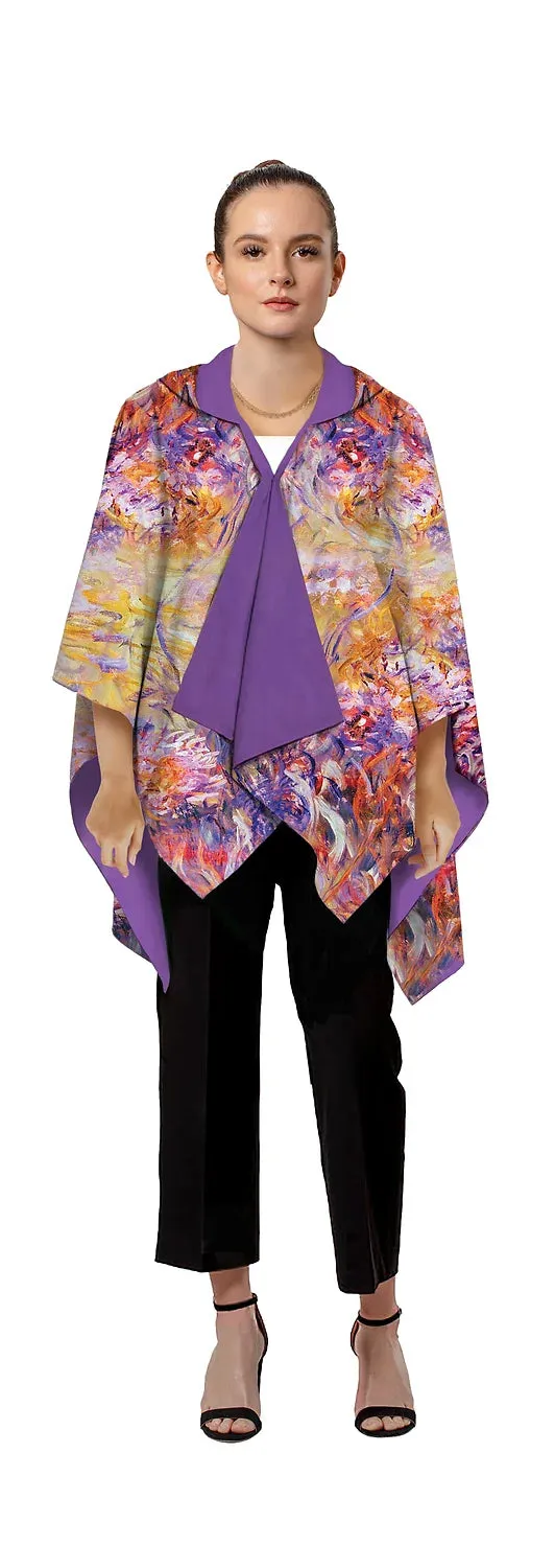 Art Inspired Reversible Rain Cape