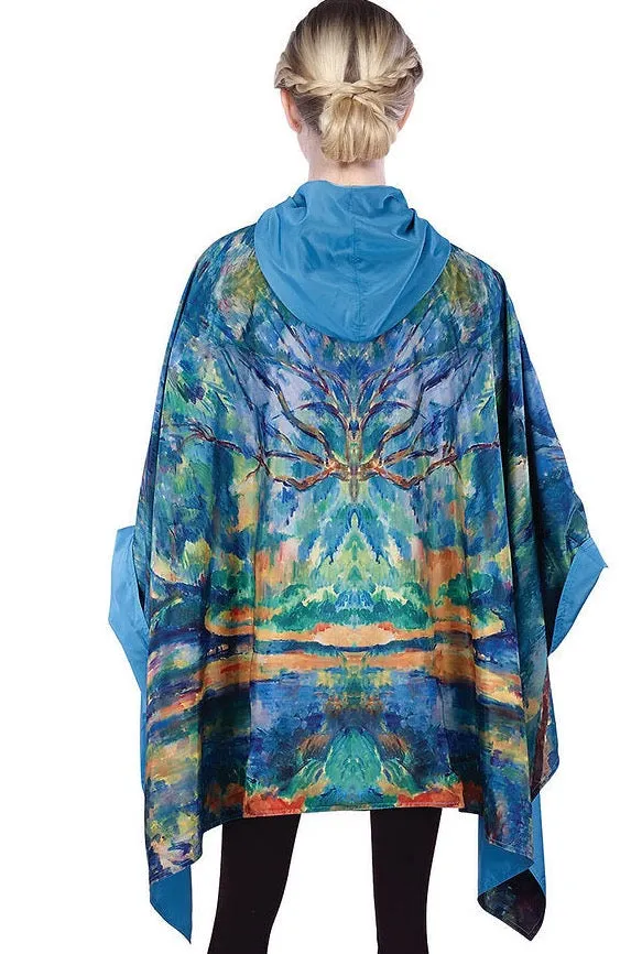 Art Inspired Reversible Rain Cape