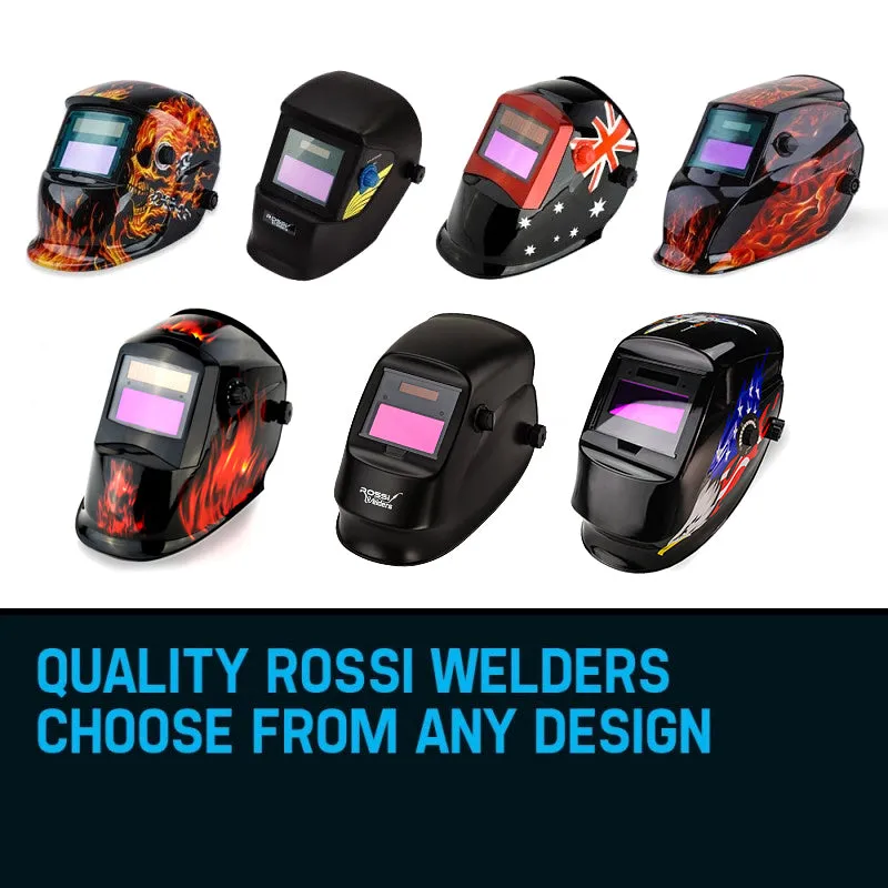 Auto Darkening Solar Welding Helmet, Fast Responsive, Multi-Coloured – ROSSI