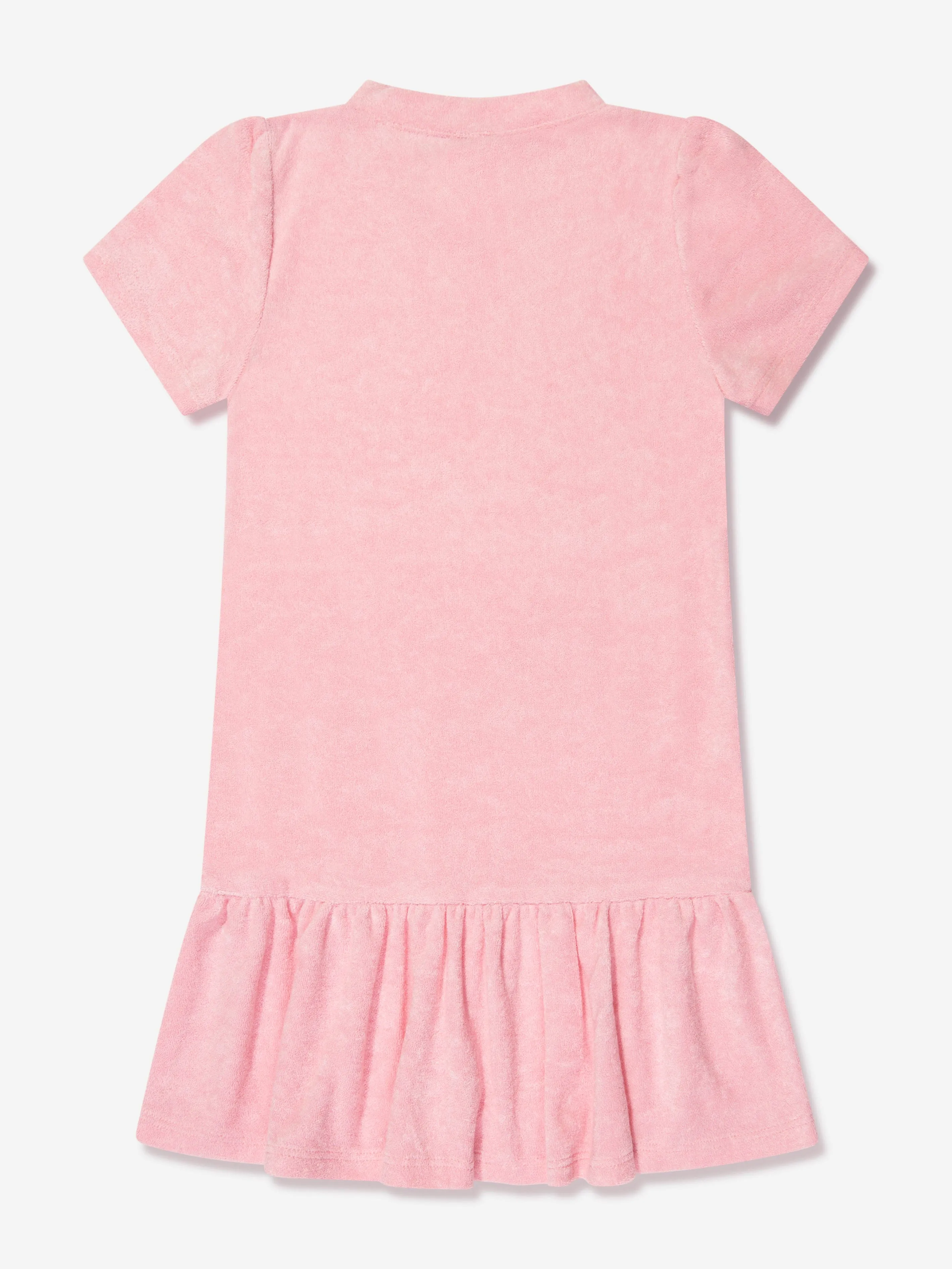 AY by AYLA Girls Towelling Mini Dress in Pink