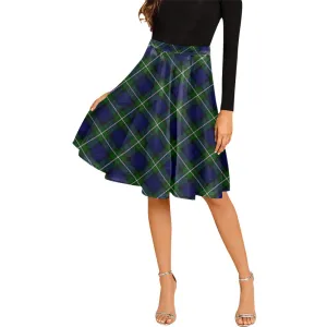 Bannerman Tartan Melete Pleated Midi Skirt