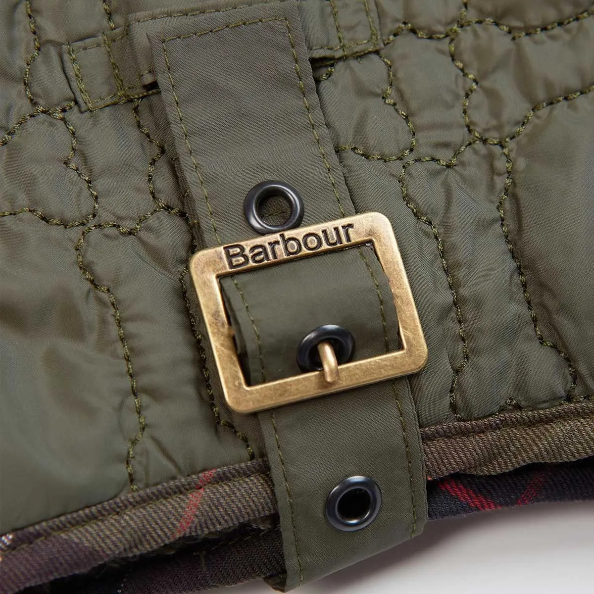 BARBOUR Dog Bone Quilted Dog Coat - Olive