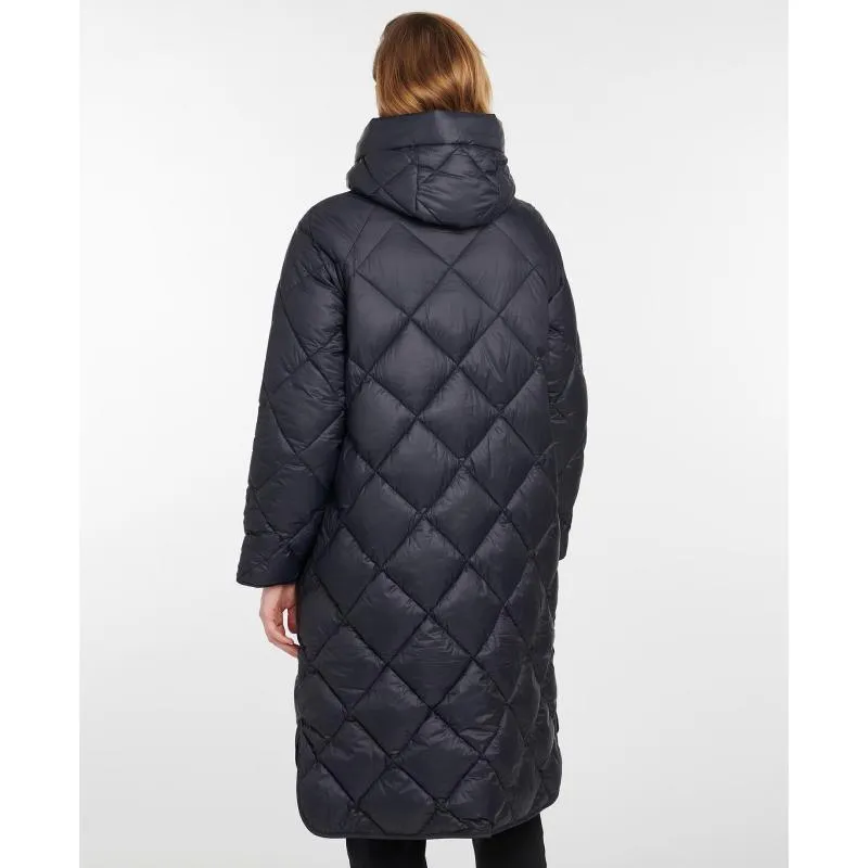 Barbour Sandyford Ladies Quilted Coat - Dark Navy/Dress