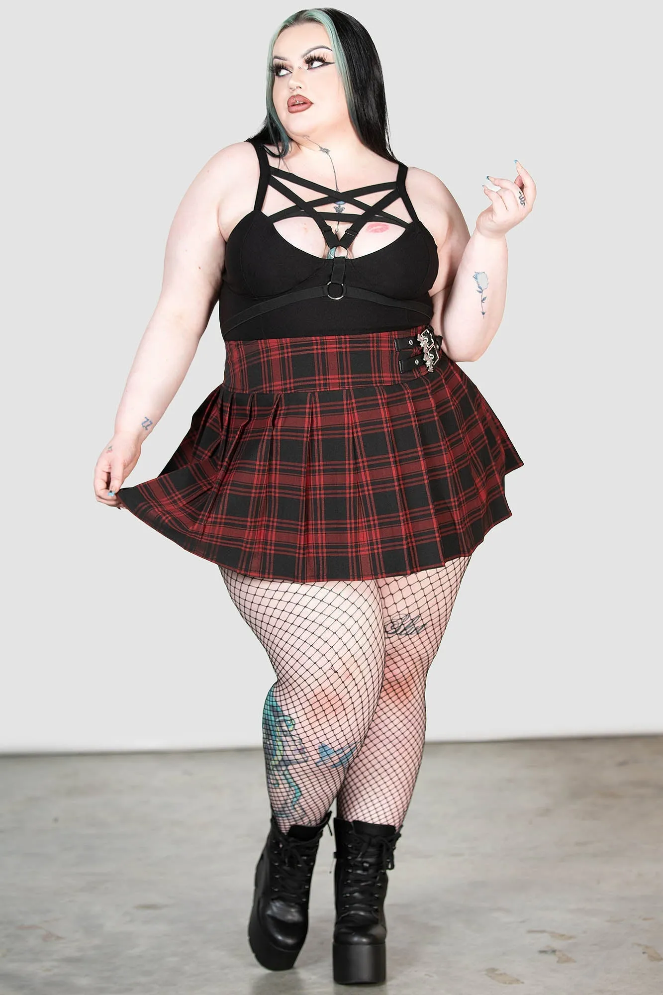 Bat Girl Skirt [TARTAN]