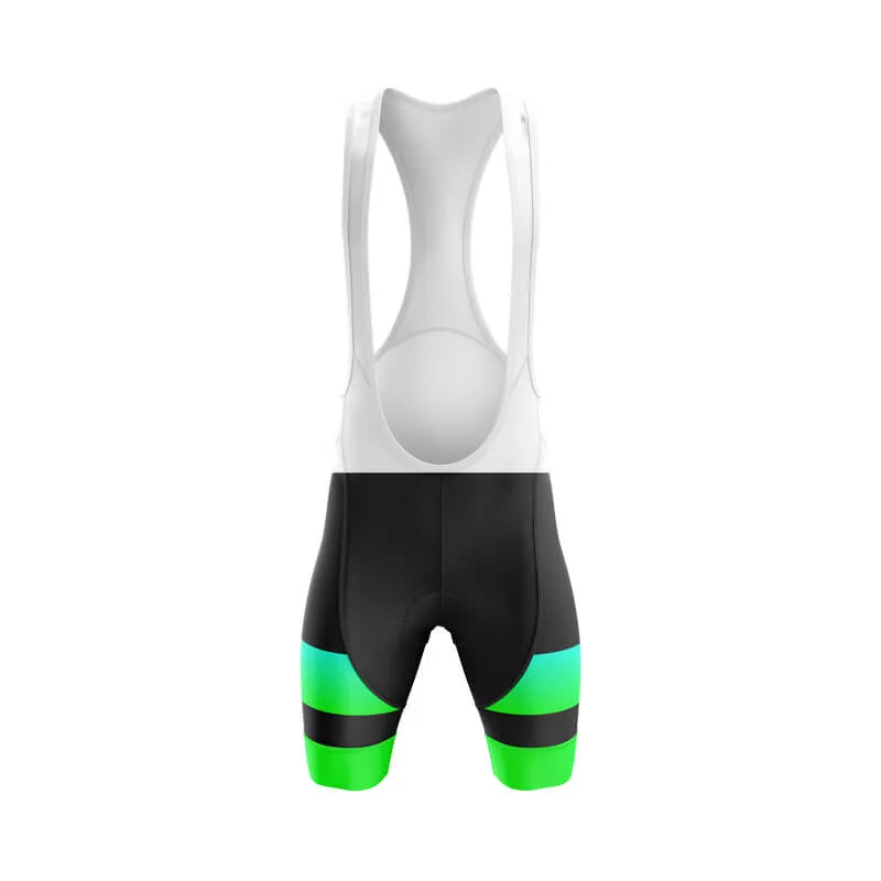 BB Gradient Bibs & Shorts (Green-Teal)