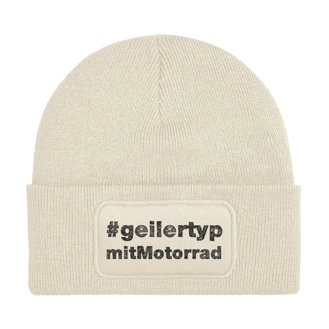 Beanie Mütze - #geilertypmitmotorrad