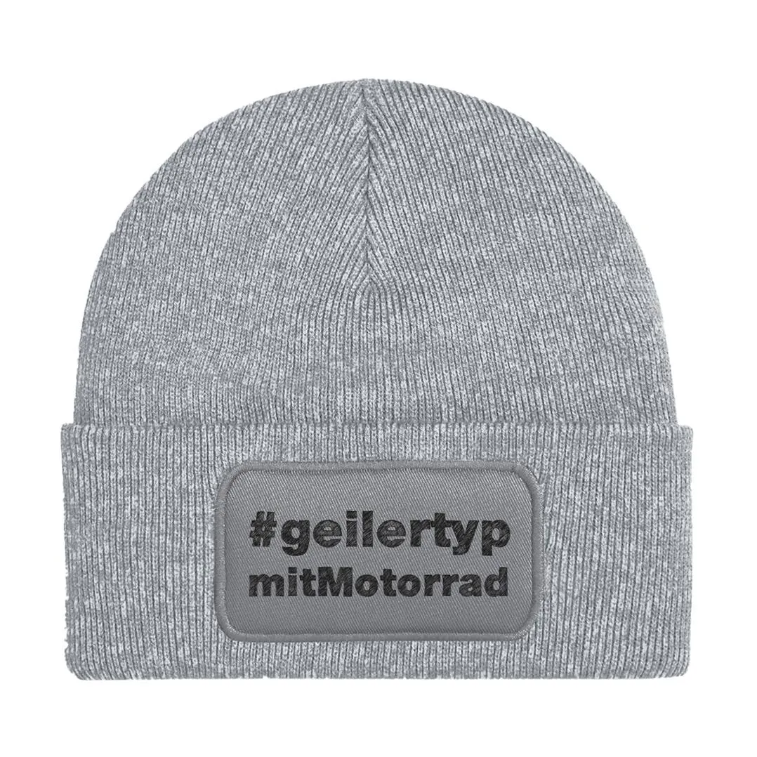 Beanie Mütze - #geilertypmitmotorrad