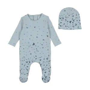 Bee & Dee Boys DarkBase Scattered Print Footie/Beanie