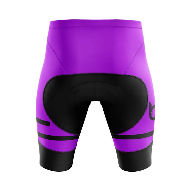 Bicycle Booth Outline (Purple) Shorts & Pants