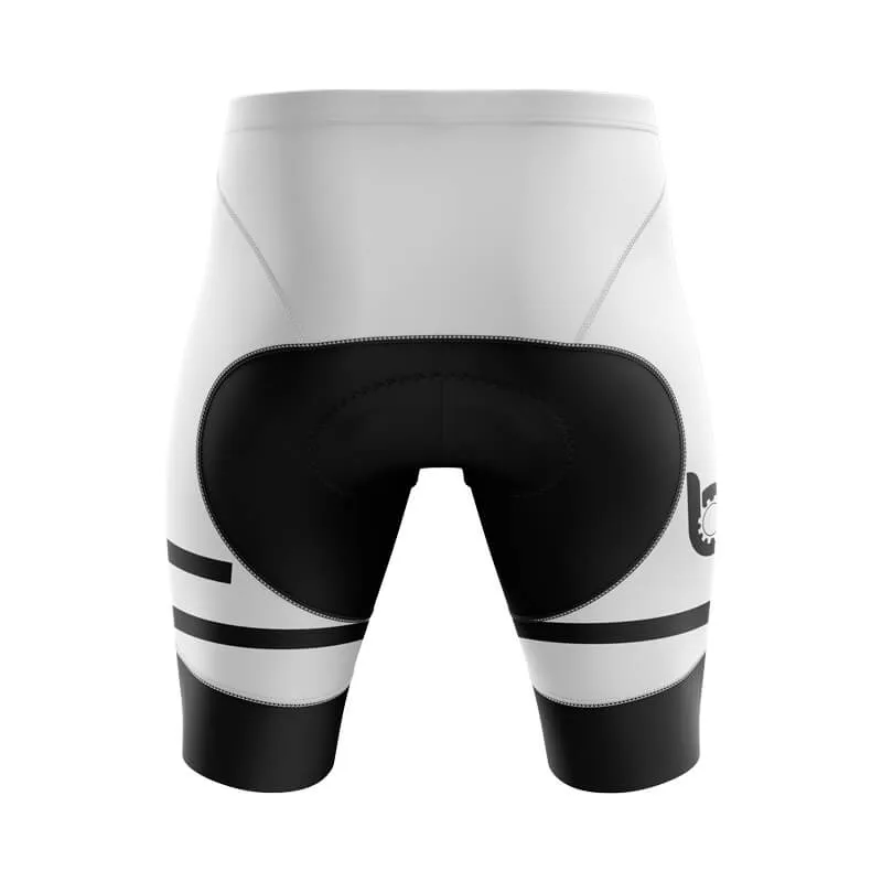 Bicycle Booth Outline (White) Shorts & Pants