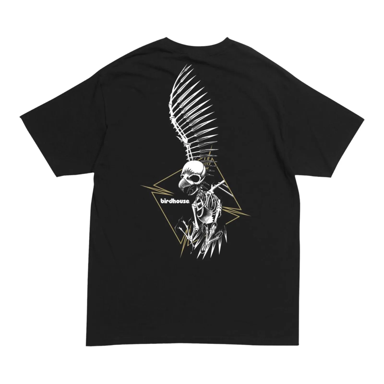 Birdhouse Full Skull Black T Shirt