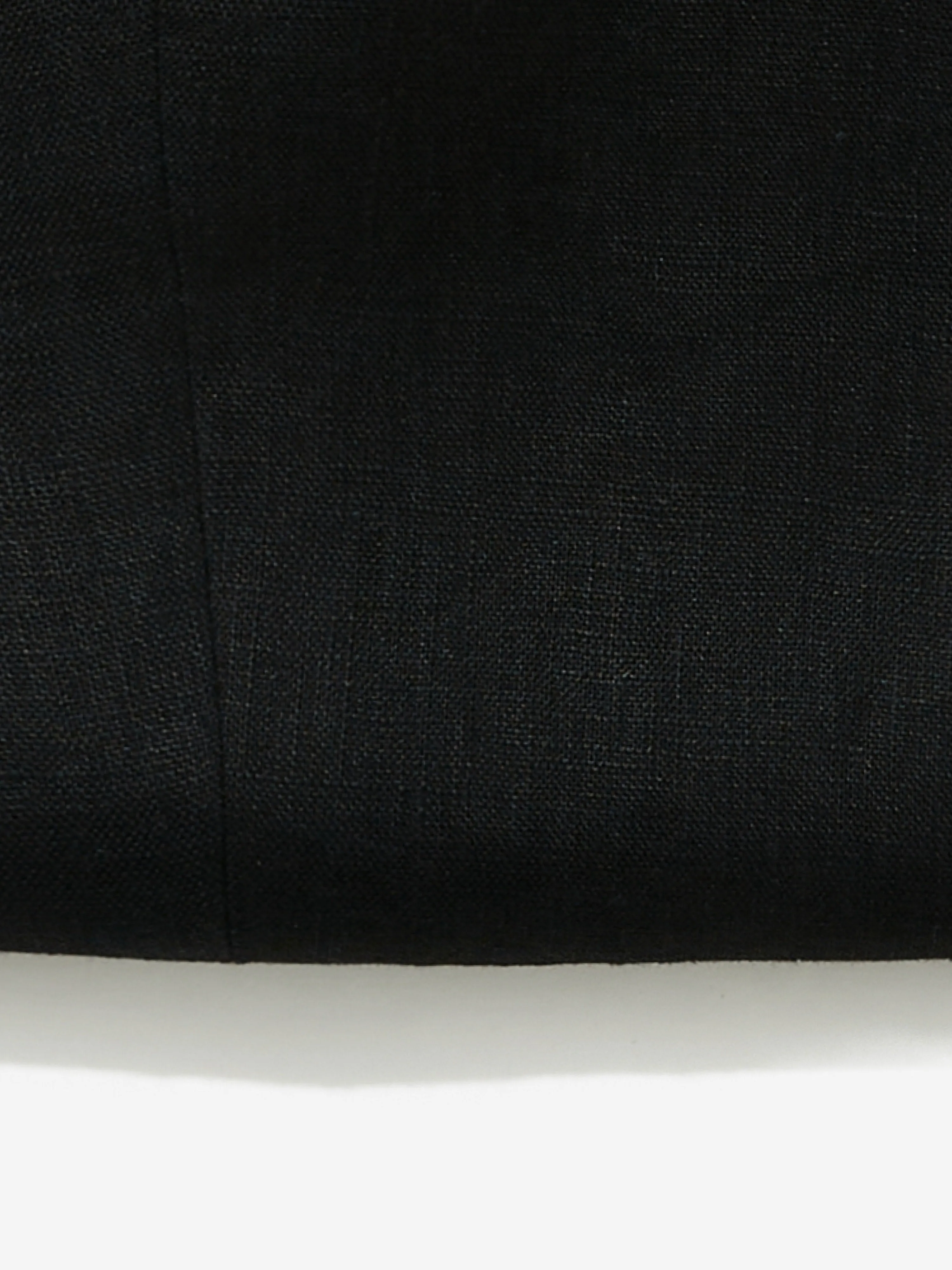 Black Linen Gurkha Trousers