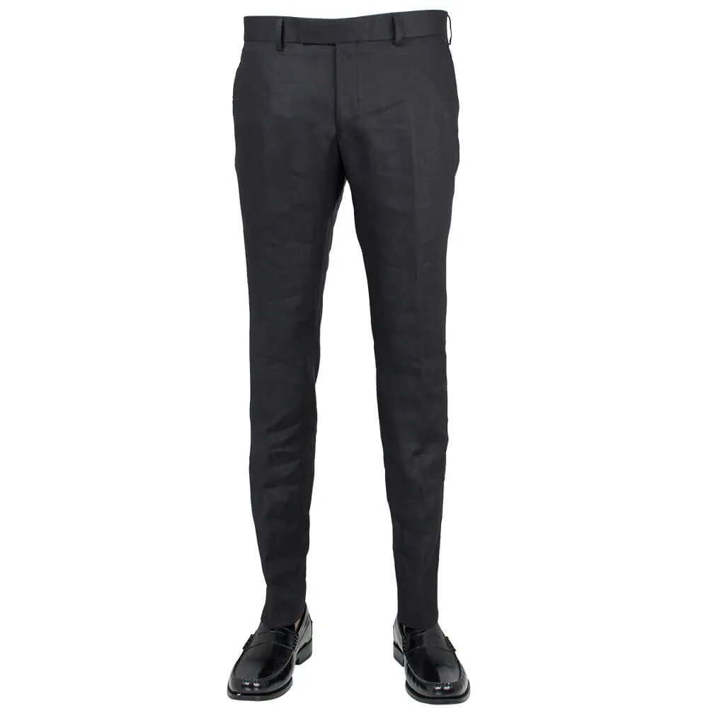 Black Linen Mix & Match Trousers