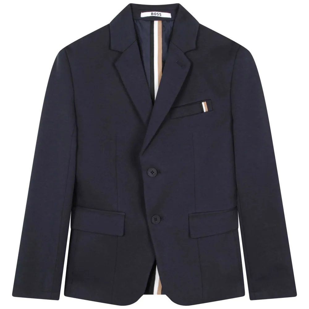 BOSS KIDSWEAR Navy Jacket and Trousers Set