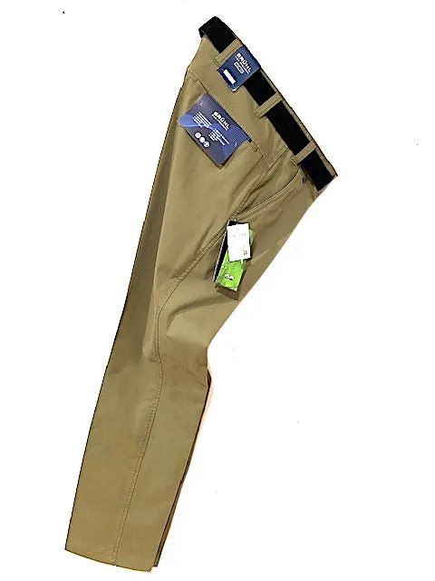 BRUHL® Catania Nanotec Summer Cotton Stretch Trousers/Khaki - New AW24