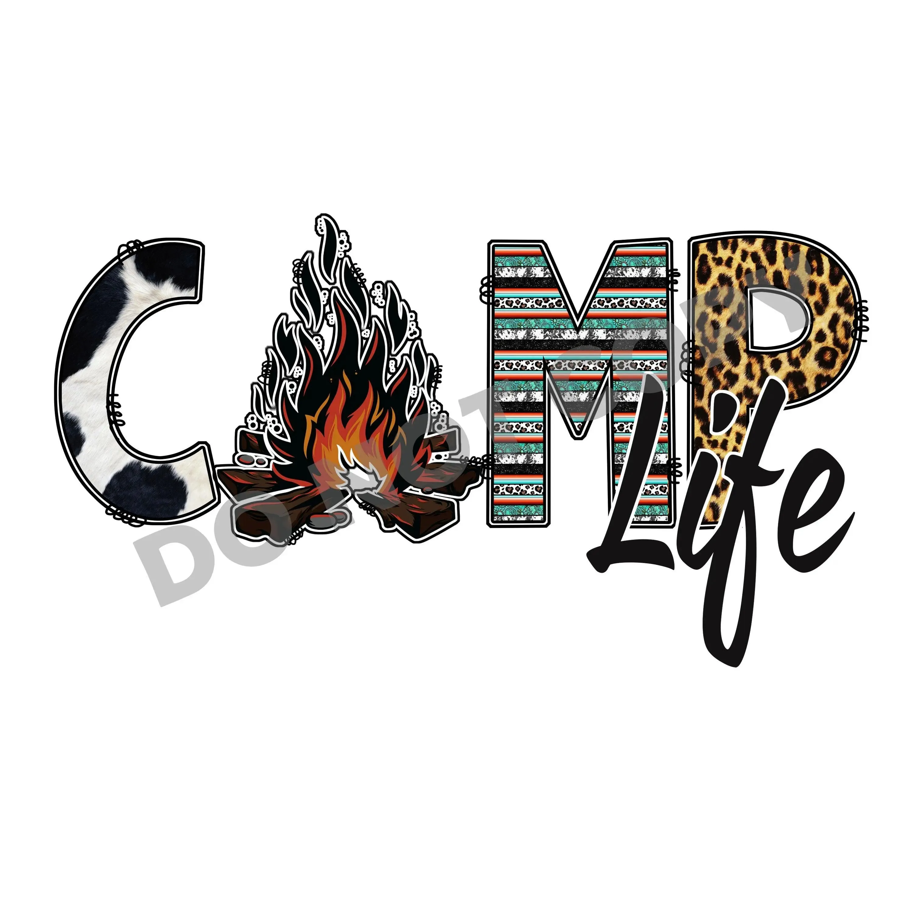 Camp Life - DTF Transfer