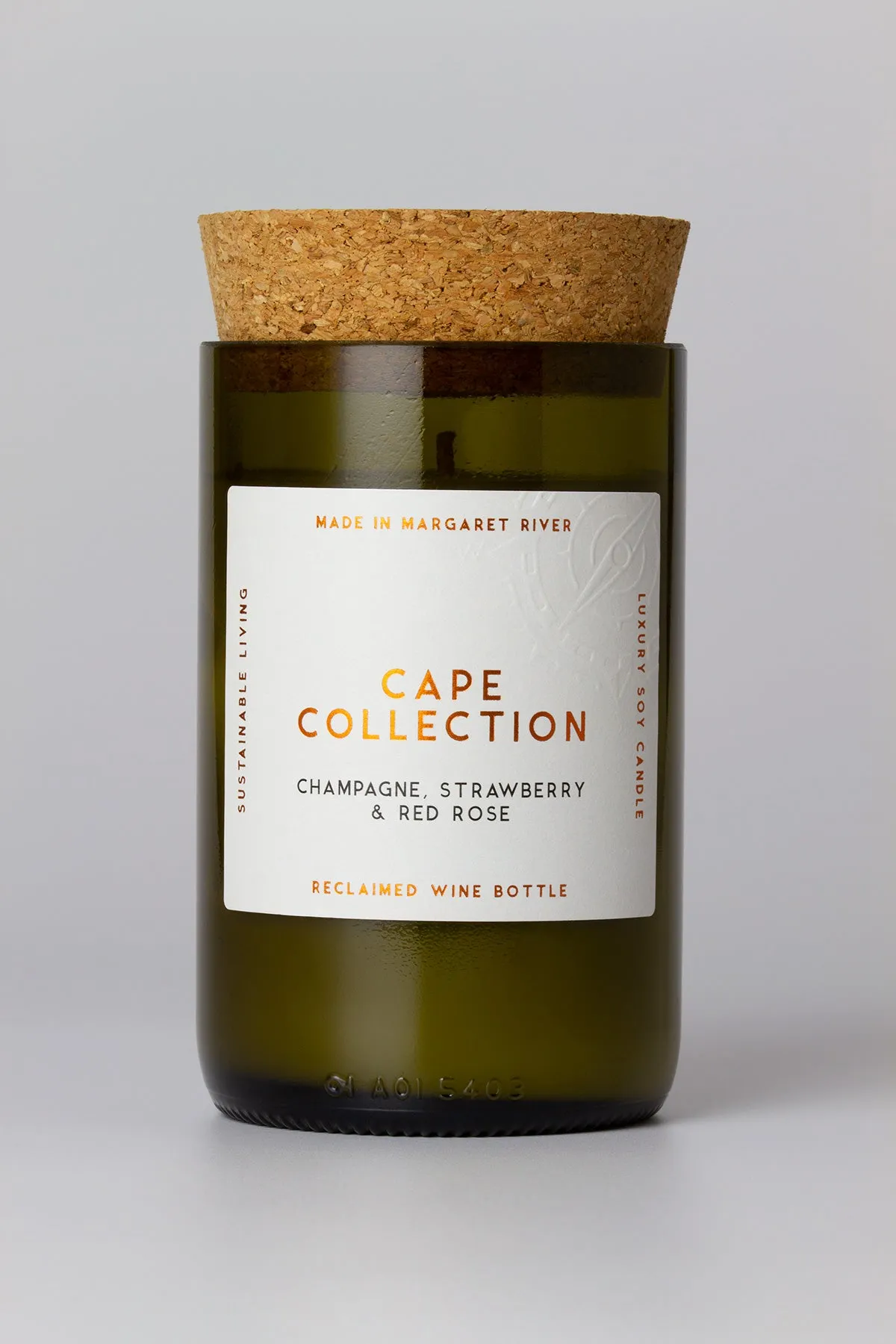 CAPE COLLECTION CANDLE | Champagne, Strawberry   Rose