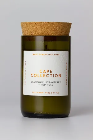 CAPE COLLECTION CANDLE | Champagne, Strawberry   Rose