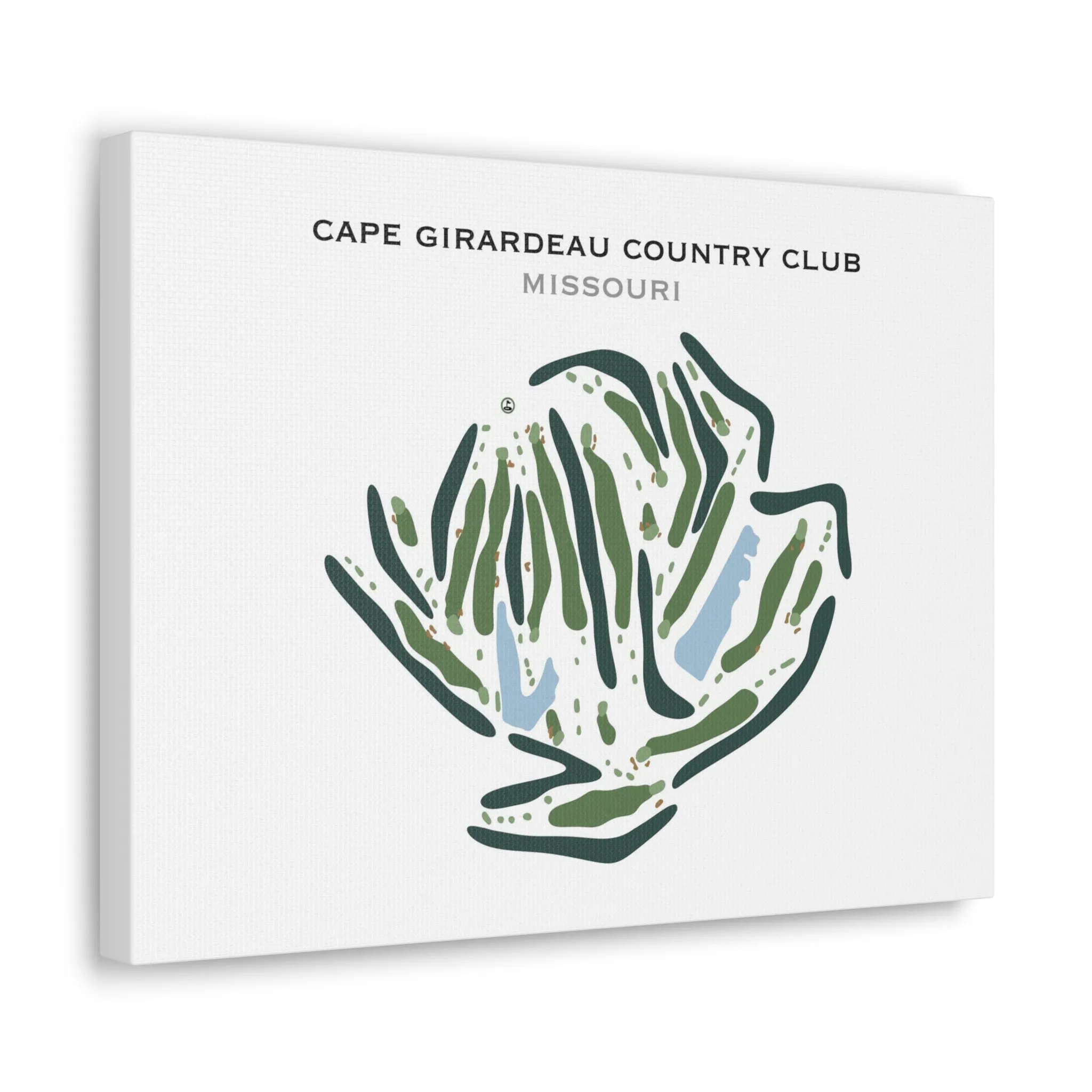 Cape Girardeau Country Club, Missouri - Printed Golf Course