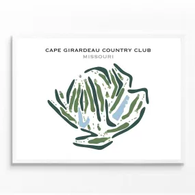 Cape Girardeau Country Club, Missouri - Printed Golf Course