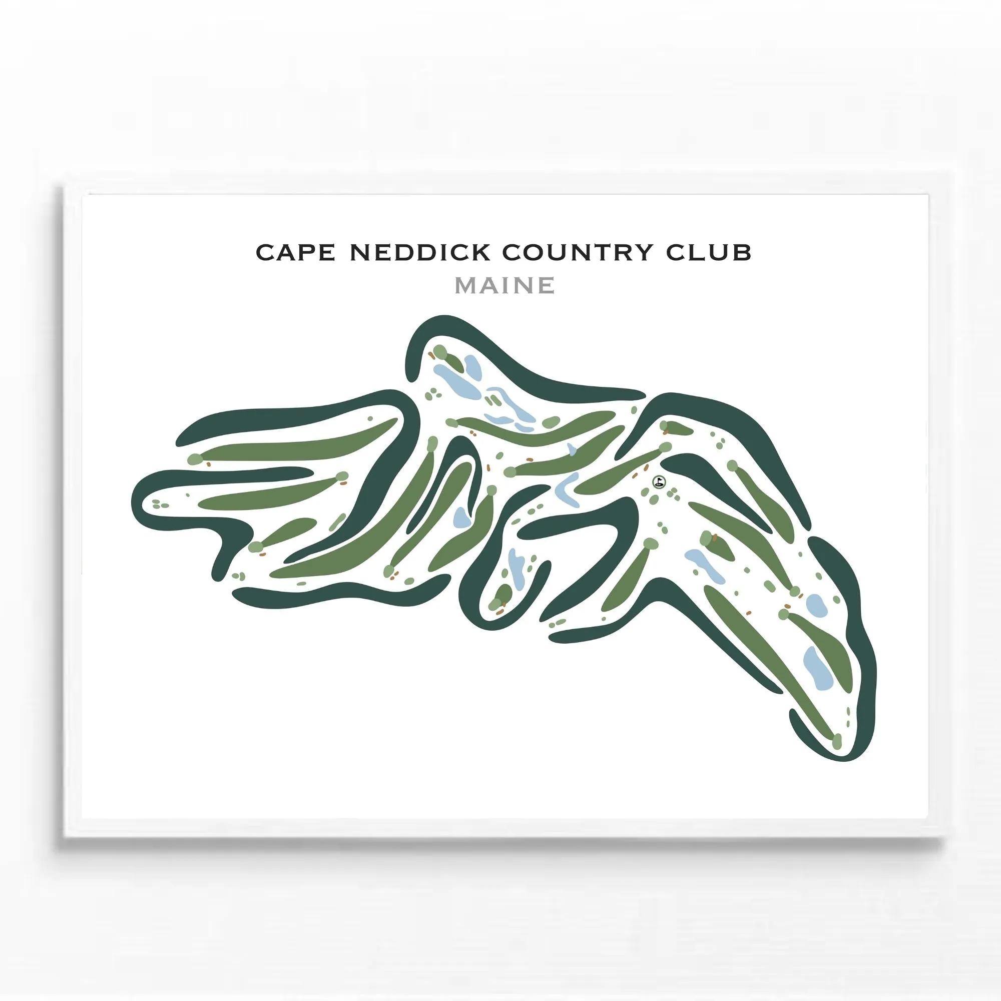 Cape Neddick Country Club, Maine - Printed Golf Courses