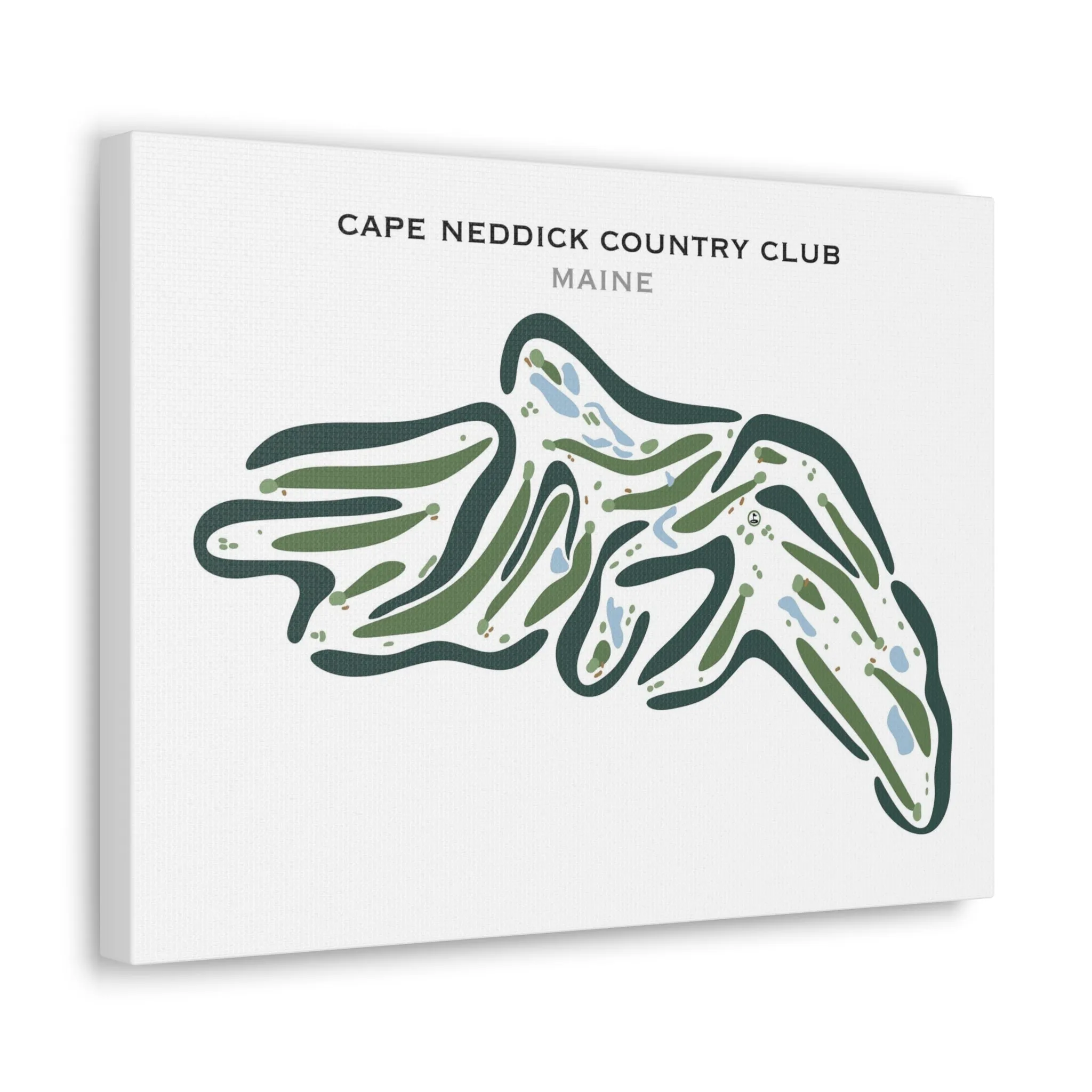 Cape Neddick Country Club, Maine - Printed Golf Courses