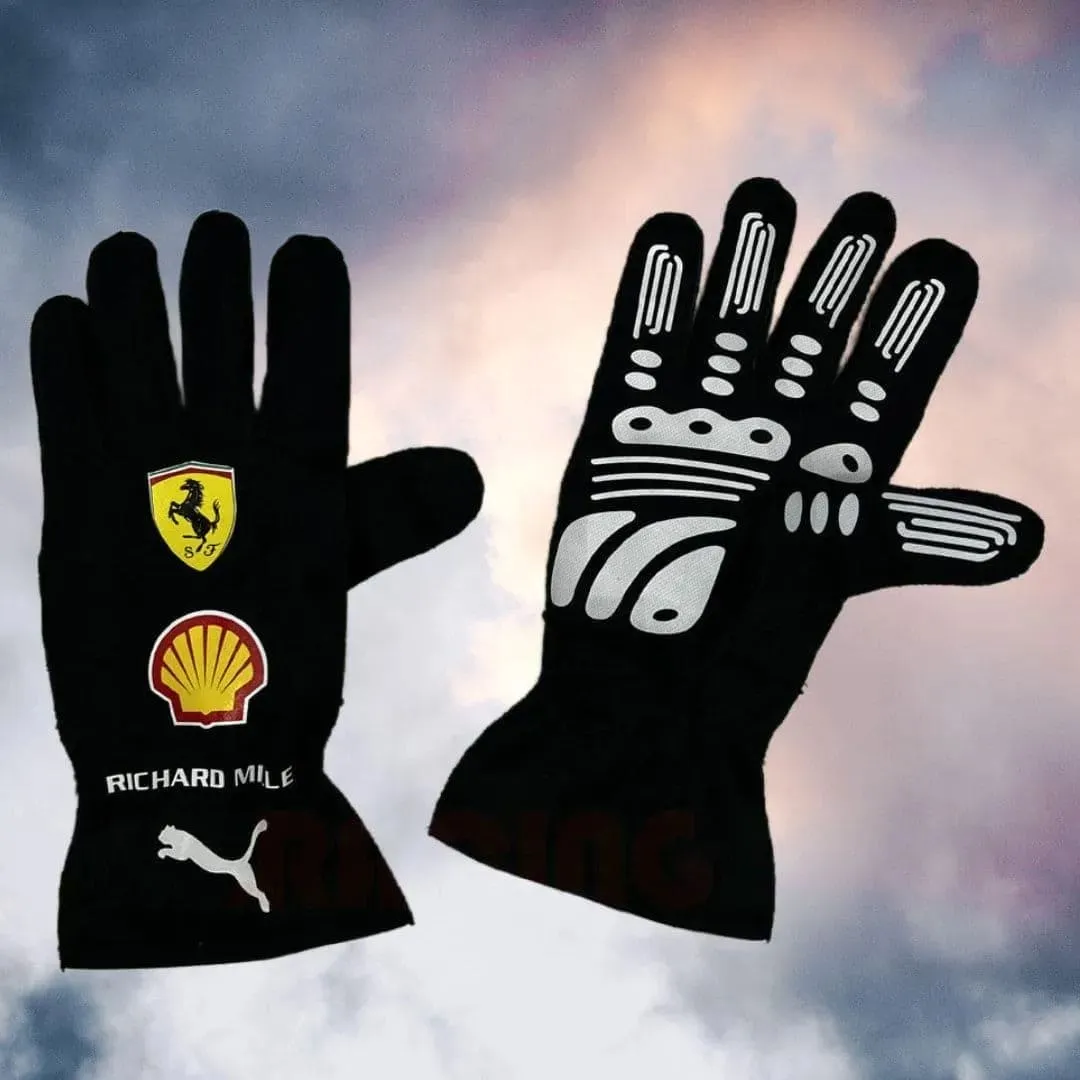 Charles Leclerc 2022 Replica Racing Gloves