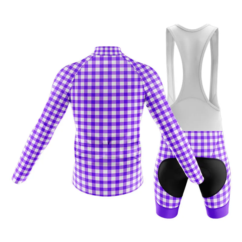 Checkered (Violet) Club Cycling Kit