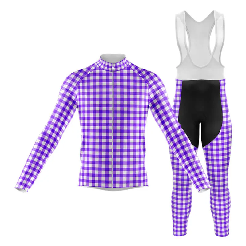 Checkered (Violet) Club Cycling Kit