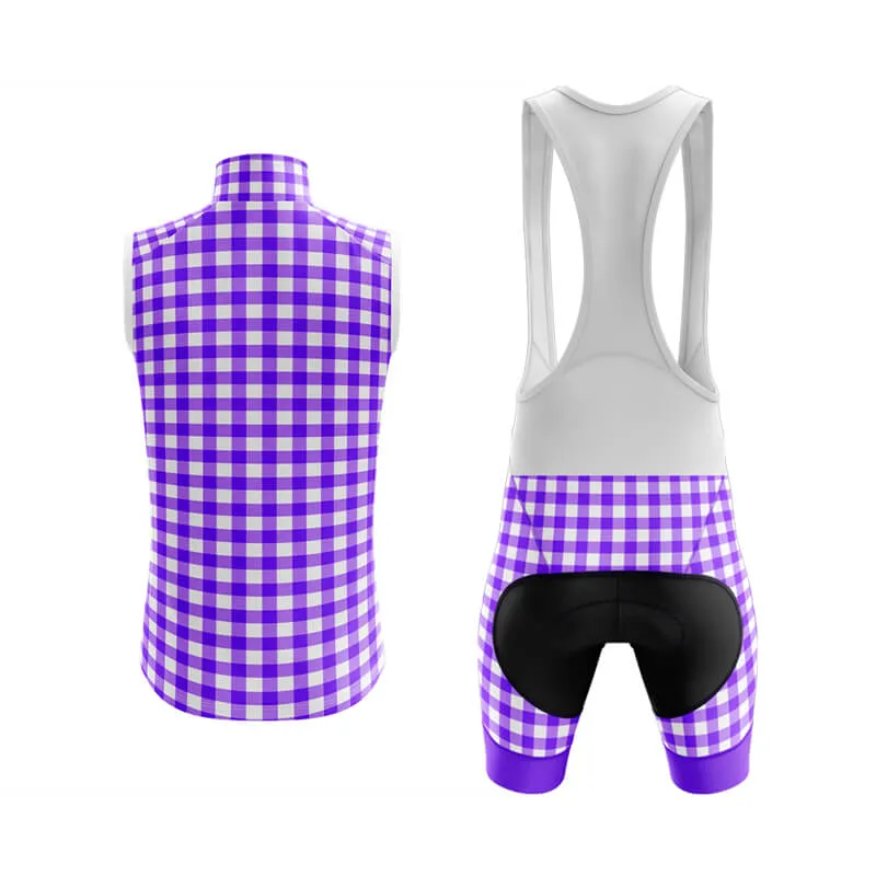 Checkered (Violet) Club Cycling Kit