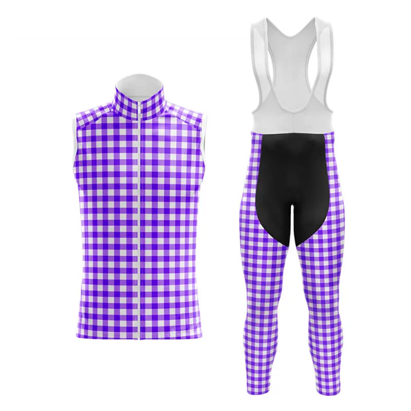 Checkered (Violet) Club Cycling Kit