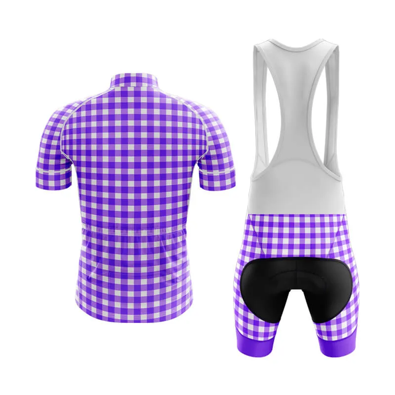 Checkered (Violet) Club Cycling Kit