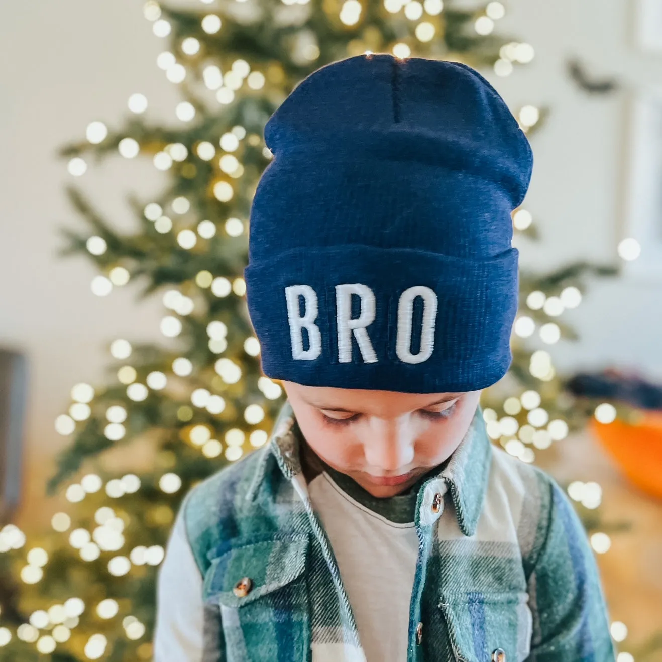 Child Beanie - BRO - Navy