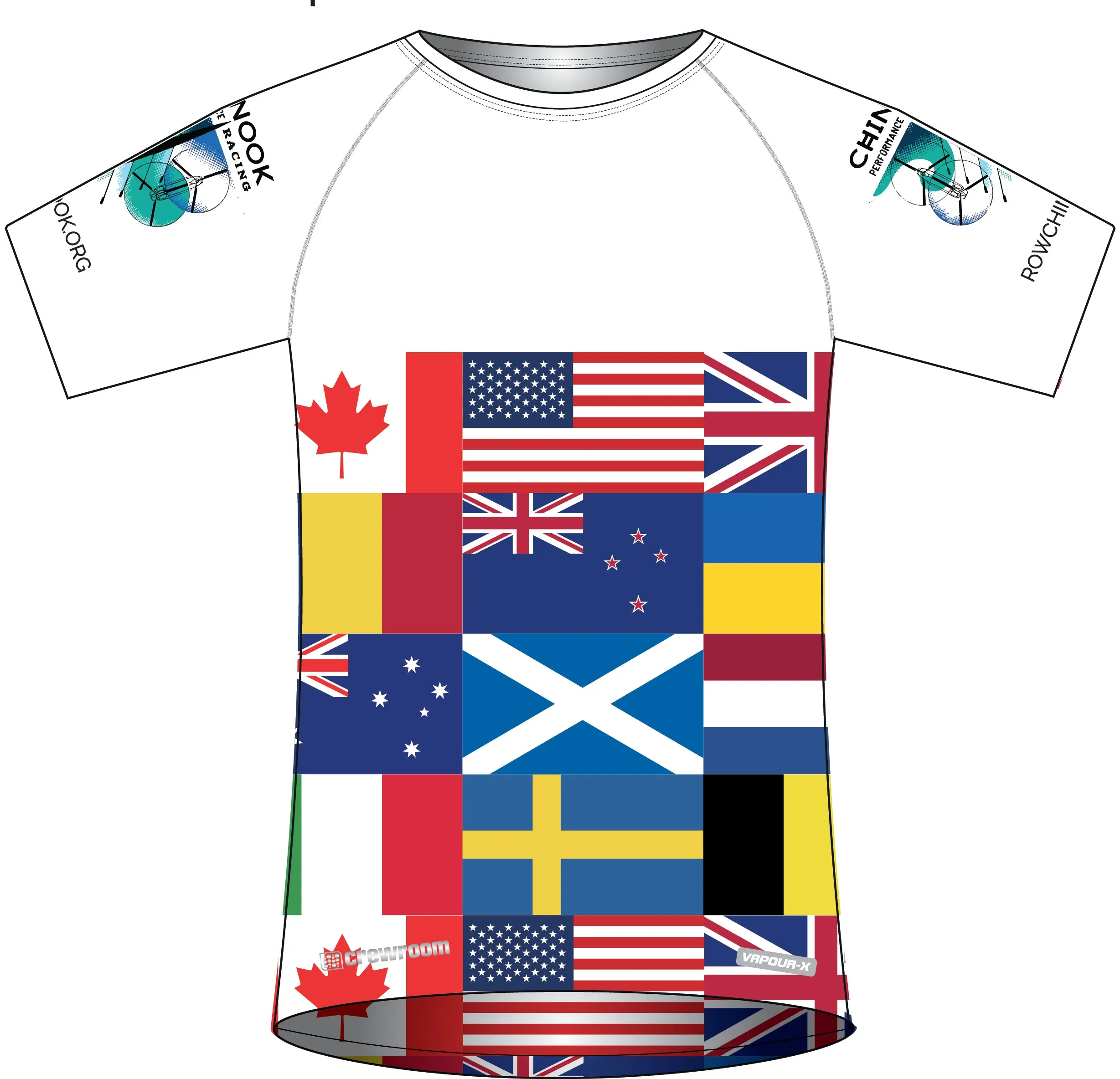 Chinook RC Men's Team Tee - Flag