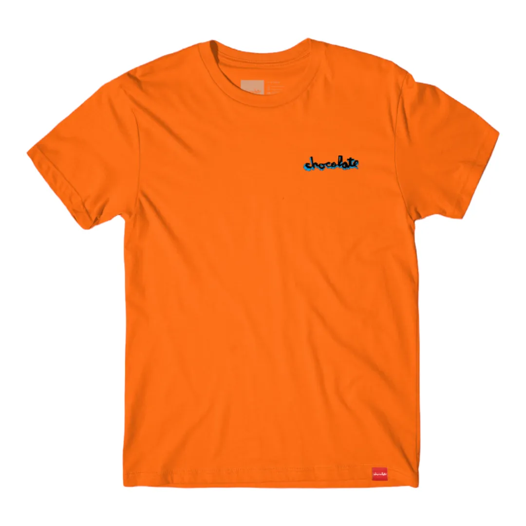 Chocolate Lifted Chunk T Shirt Orange