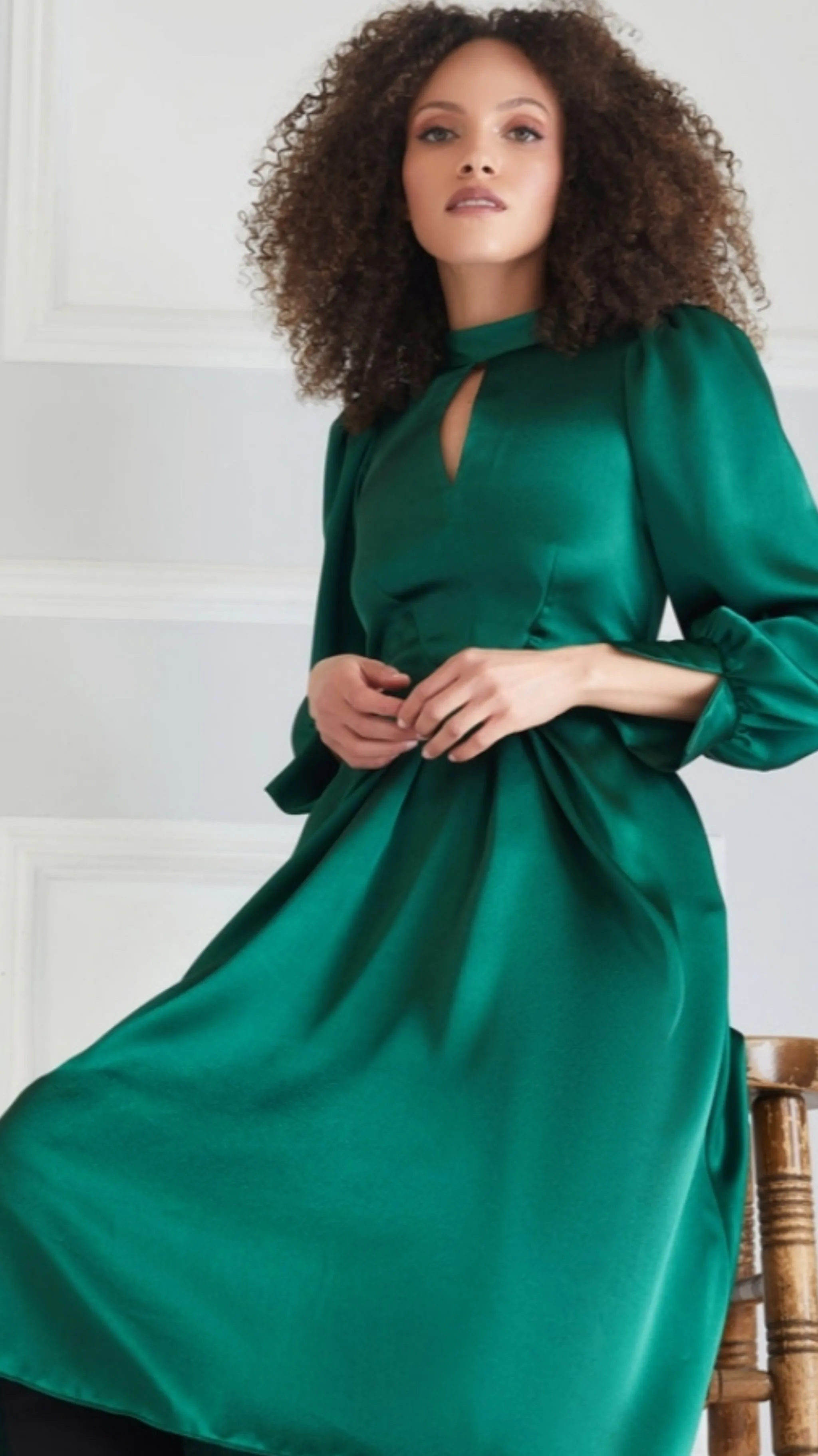 Claire  Dress-Green