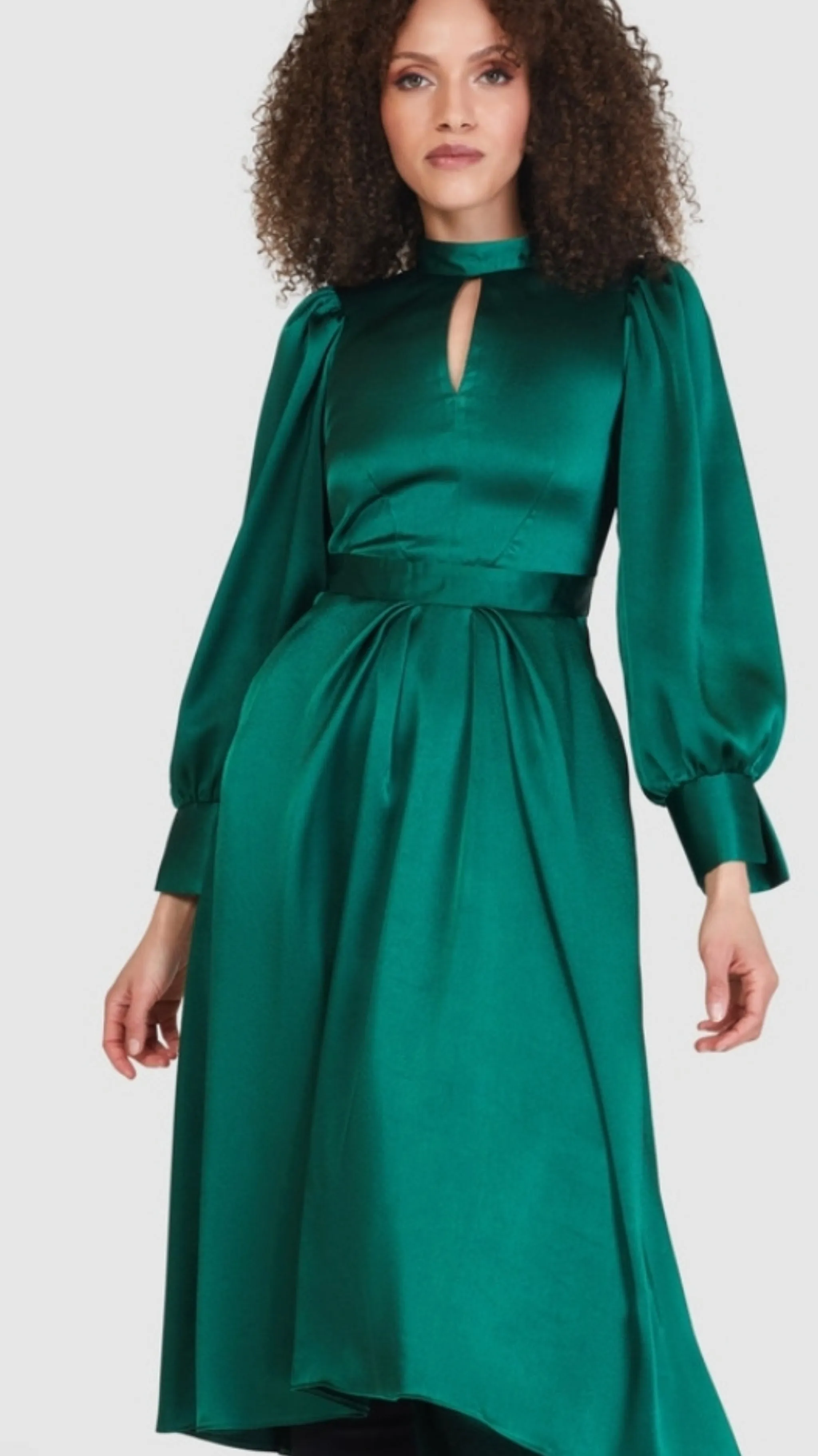 Claire  Dress-Green