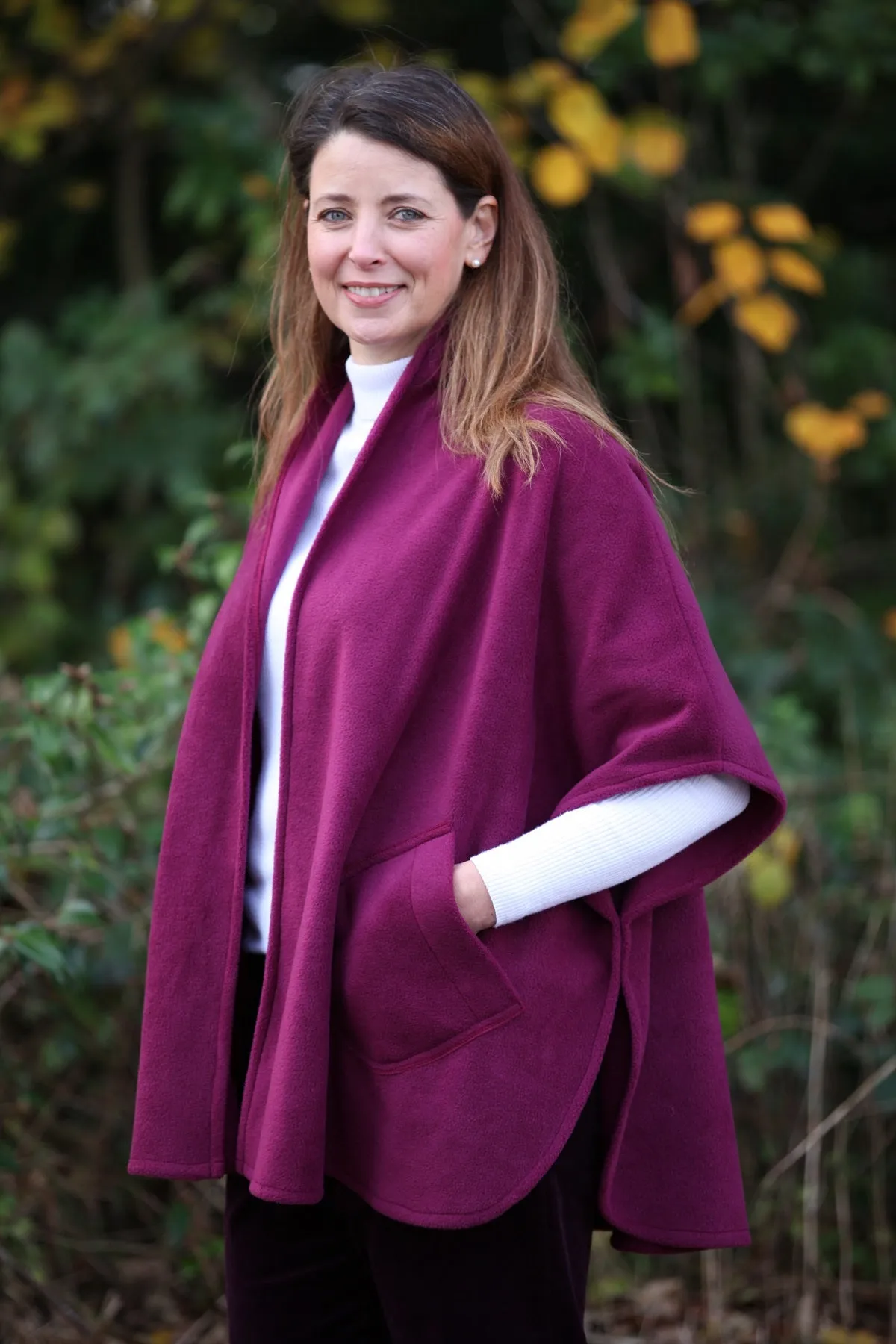 Classic Fleece Cape in 4 Colours