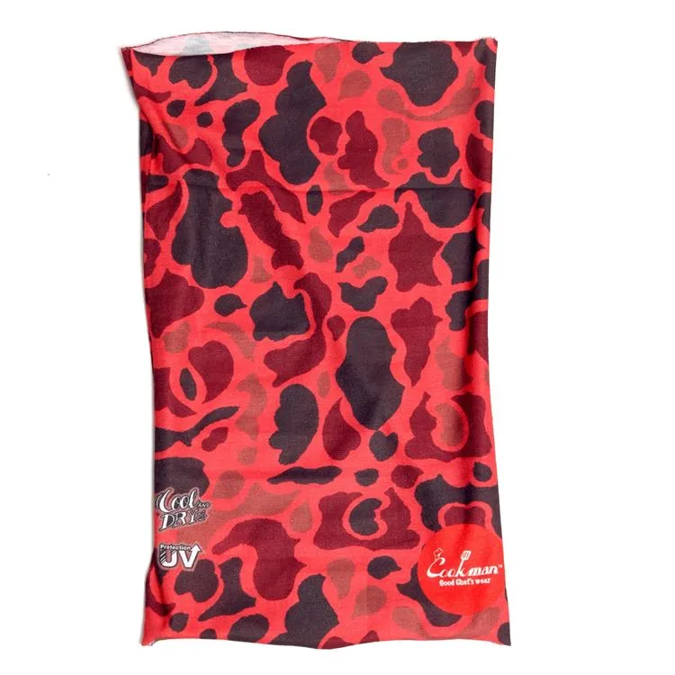 Cookman Chef's Scarf - Duck Hunter Camo Red